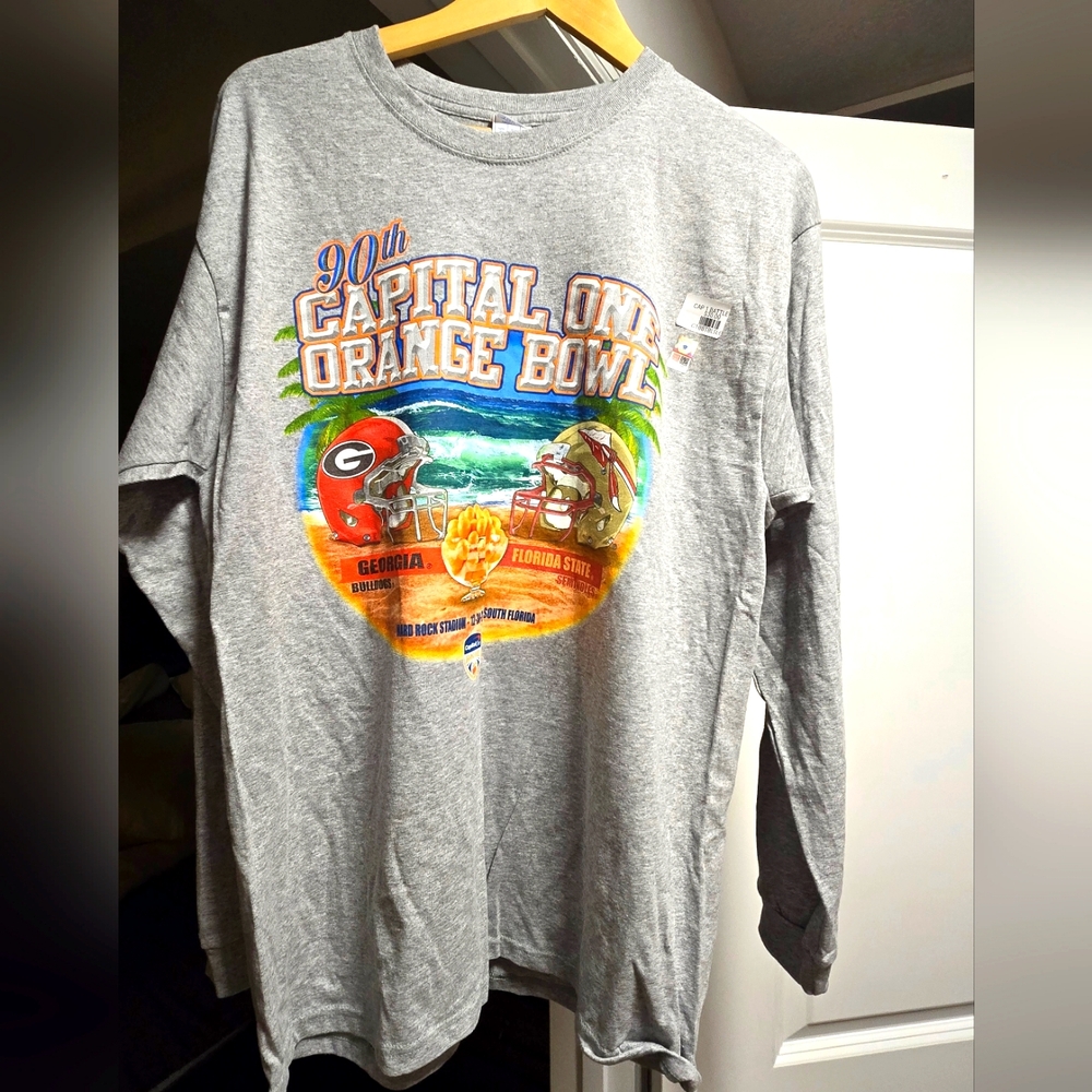5 for 25 Bundle deal - Georgia - Florida State Orange Bowl long sleeve shirt